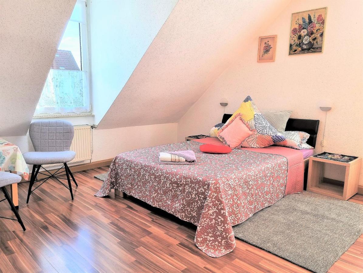 Apartment Bayreuth, Grosse Ferienwohnung Im Haus Mit Kunst, 3 Schlafzimmer, Kueche, Parkplatz Bagian luar foto