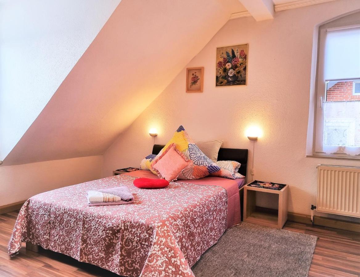 Apartment Bayreuth, Grosse Ferienwohnung Im Haus Mit Kunst, 3 Schlafzimmer, Kueche, Parkplatz Bagian luar foto